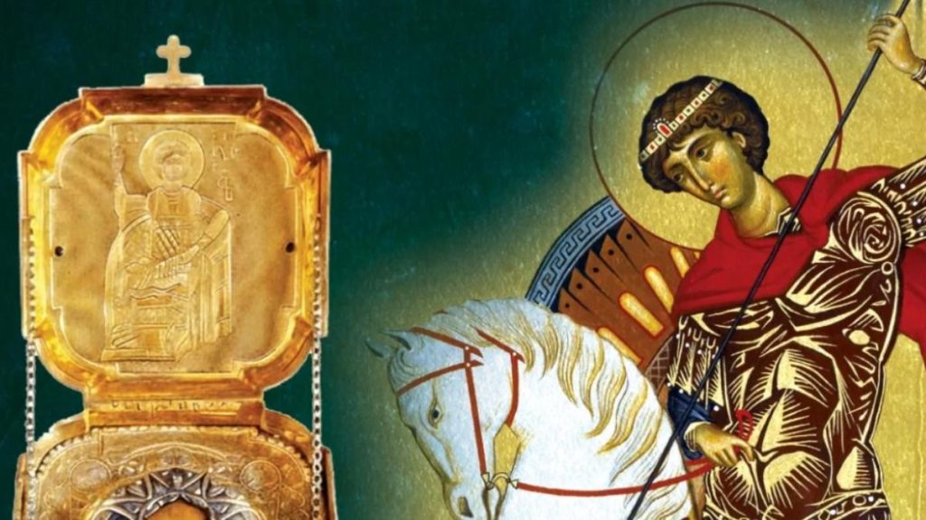 Capul Sfântului Gheorghe va fi adus pentru prima dată în România din Muntele Athos. Unde vor fi… Capul Sfantului Gheorghe va fi adus pentru prima data in Romania din Muntele Athos Unde vor fi