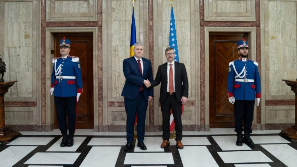 Catalin Predoiu intalnire de lucru cu insarcinatul cu afaceri al SUA Statele Unite reprezinta