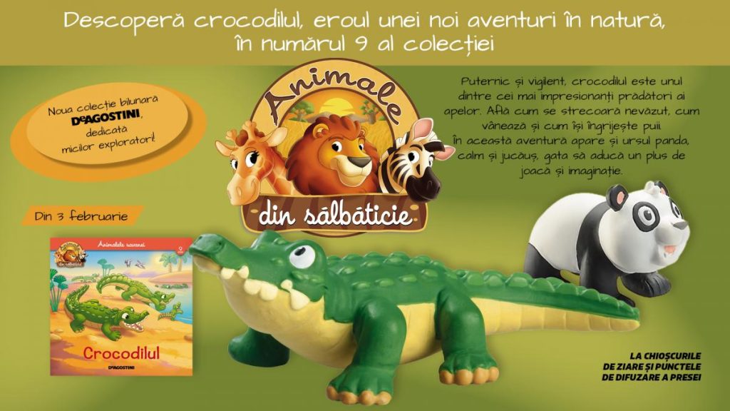 exploreaza crocodilul si ursul panda intr o noua aventura din colectia animale din