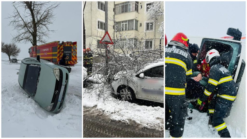 haos pe sosele dupa cel mai lung episod de ninsoare din aceasta iarna drumuri inchise accidente n