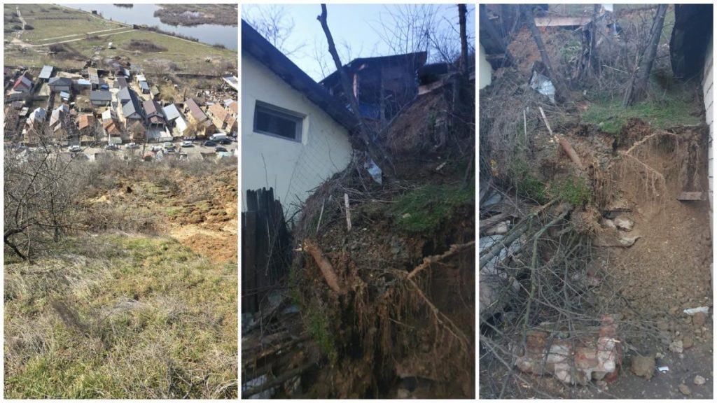 Alertă în Slatina: un versant se prăbușește peste mai multe locuințe. 25 de persoane au fost evacuate. Alerta in Slatina un versant se prabuseste peste mai multe locuinte 25 de persoane au fost evacuate