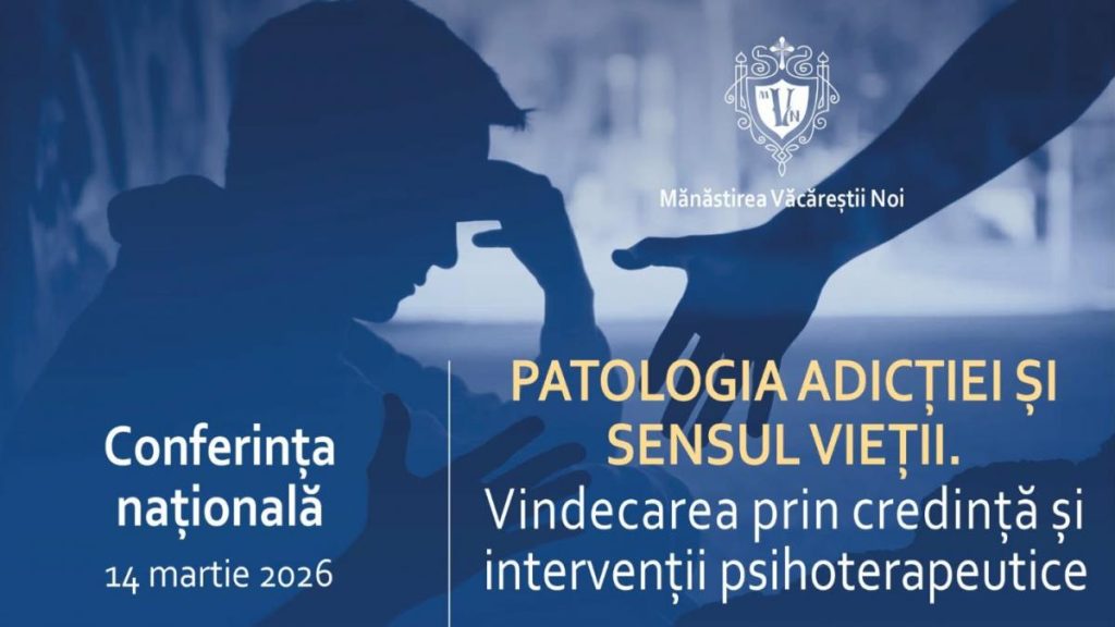 Credinta si psihoterapia in combaterea dependentelor tinerilor subiectul unei conferinte la Manastirea