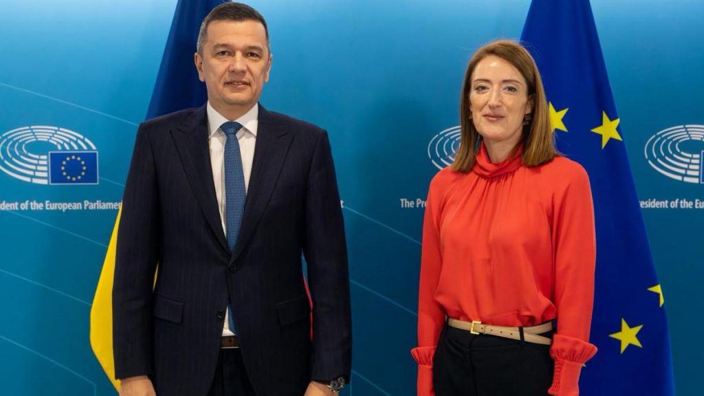 Grindeanu s a queztat de Coalitie la Bruxelles in fata Robertei Metsola si a acuzat o