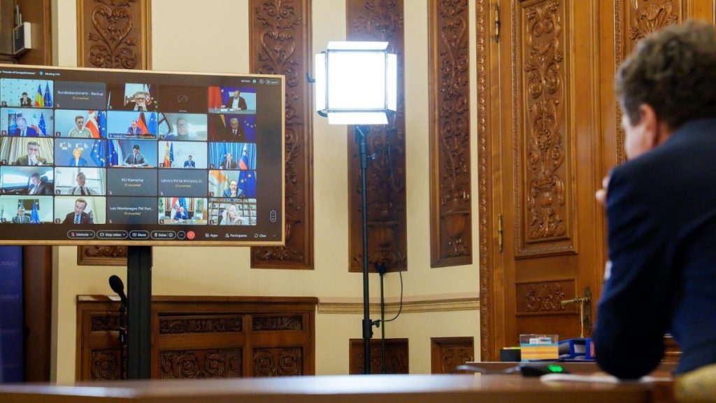 Nicussor Dan intalnire cu liderii europeni pe tema crizei preturilor la petrol si gaze cauzata de