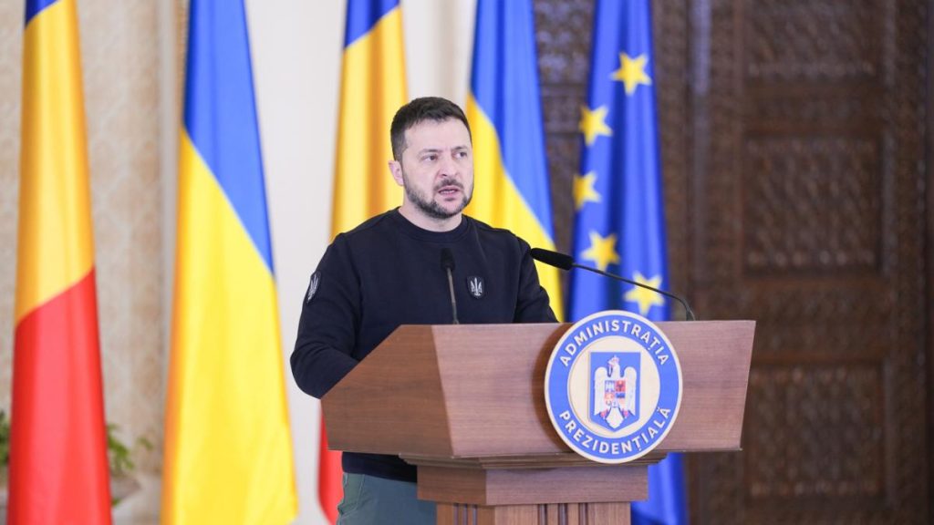 Surse: Volodimir Zelenski va veni joi în România. Va fi întâmpinat la Cotroceni de Nicușor Dan. Volodimir Zelenski va veni joi in Romania va fi intampinat la Cotroceni de Nicusor Dan