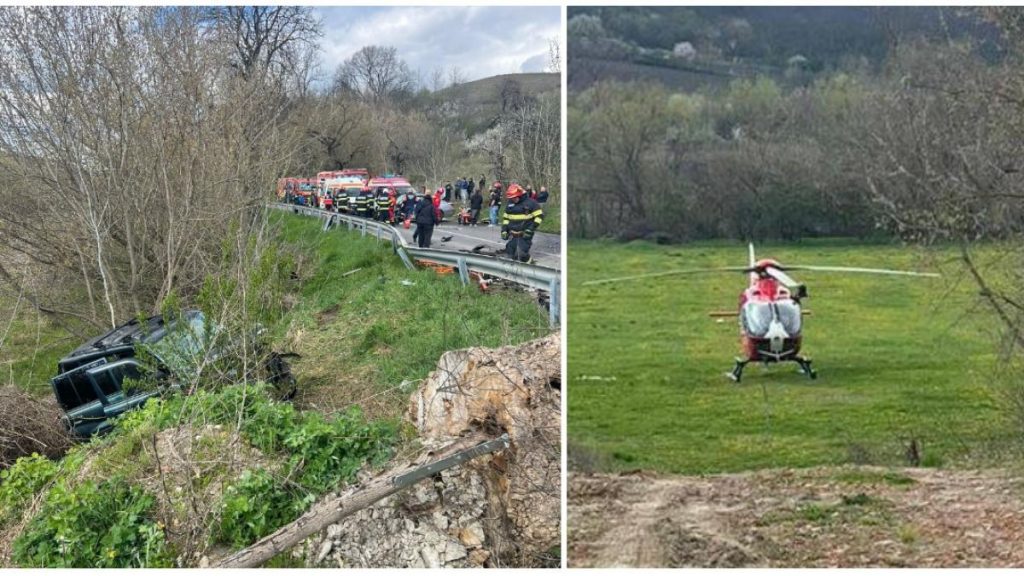 Accident cu sapte raniti la iesirea din Medias A fost activat planul rosu de interventie si a fost