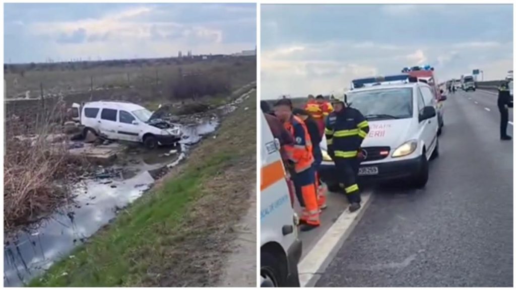Accident tragic pe Autostrada Soarelui: un bărbat a decedat, iar alți cinci au fost răniți, după ce o… Accident tragic pe Autostrada Soarelui un barbat a decedat iar alti cinci au fost raniti dupa ce o