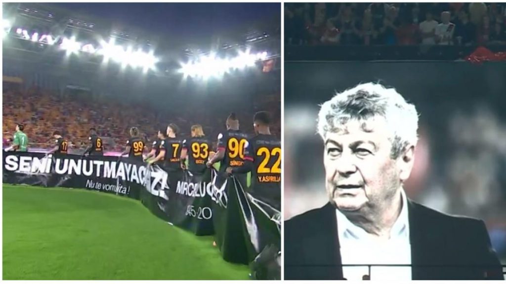 Jucatorii de la Galatasaray mesaj special in limba romana pentru Mircea Lucescu in Campionatul Turciei