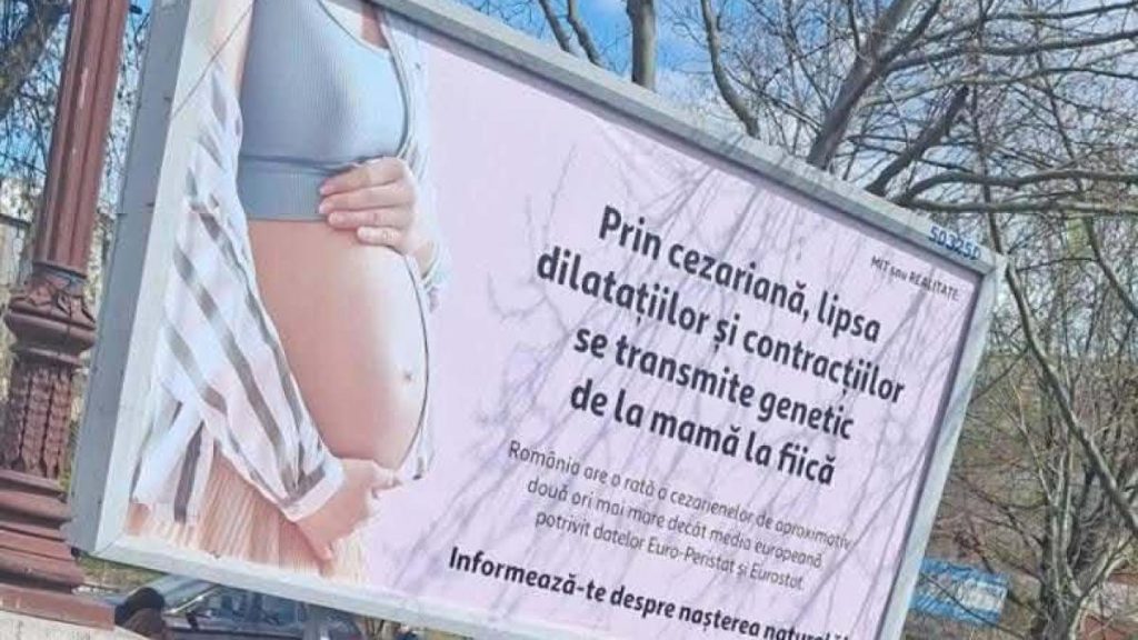 Panourile anti-cezariană apărute în București sunt contestate de Colegiul Medicilor. „Sunt nefondate… Panourile anti cezariana aparute in Bucuresti sunt contestate de Colegiul Medicilor Sunt nefondate