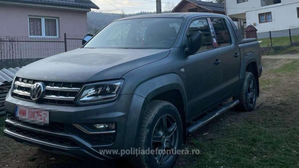 Polististii de frontiera au gasit la Viseu de Sus un VW 4X4 in valoare de 25000 de euro care era declarat furat