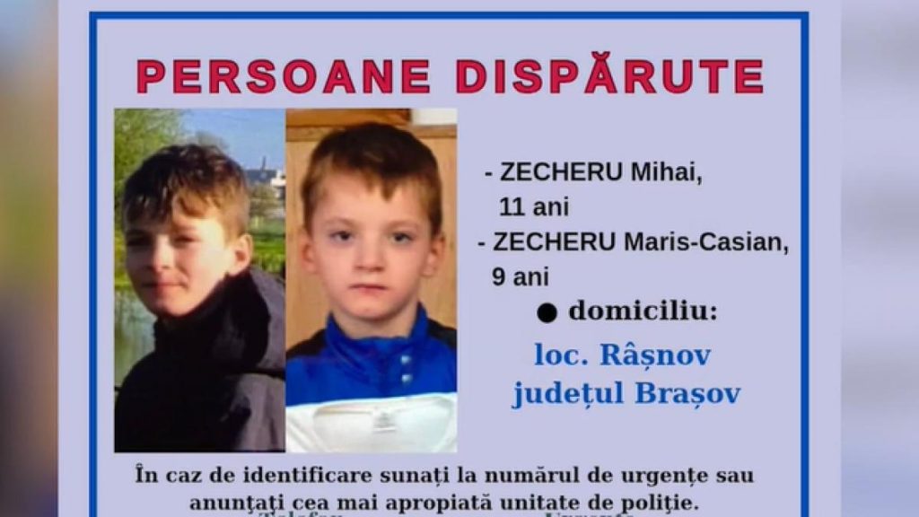Alerte in Rasnov Doi frati in varsta de 9 si 11 ani sunt disparuti de o zi Cine i a vazut este