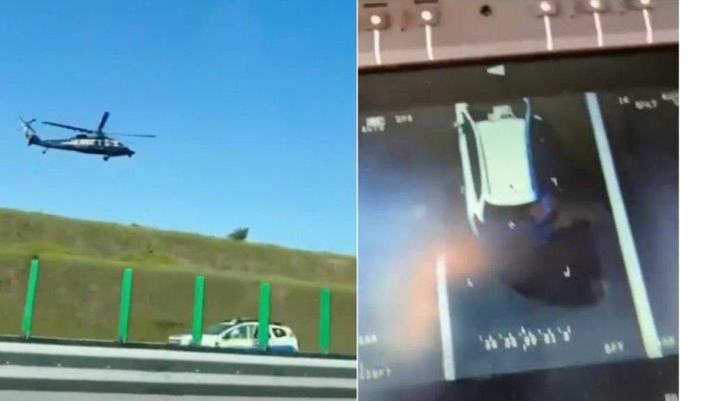 Un șofer în vârstă de 19 ani a fost urmărit de mașinile și elicopterul Poliției pe Autostrada A2 pentru… Un sofer in varsta de 19 ani a fost urmarit de masinile si elicopterul Politiei pe Autostrada A2 pentru