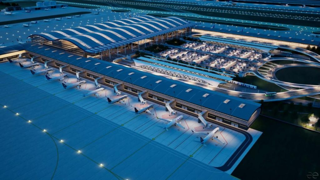Aeroportul Otopeni se transforma Cum va fi noul terminal modern ce isi propune sa concureze cu cele din