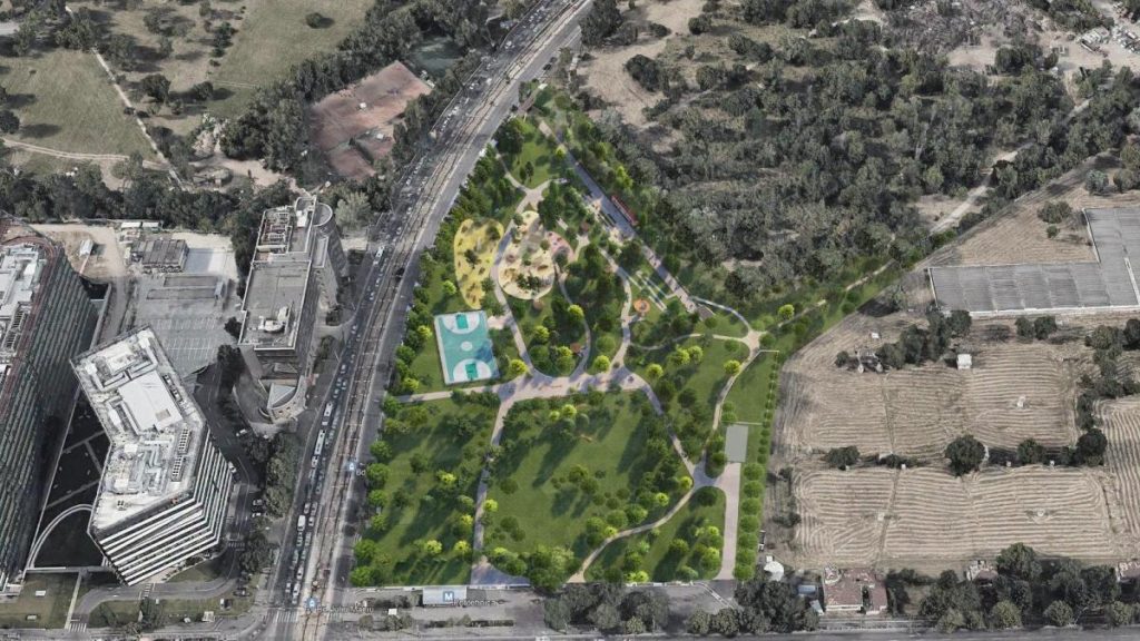 Au inceput lucrarile la noul parc Grozavesti Cum va arata zona din Bucuresti in urmatoarele 10 luni
