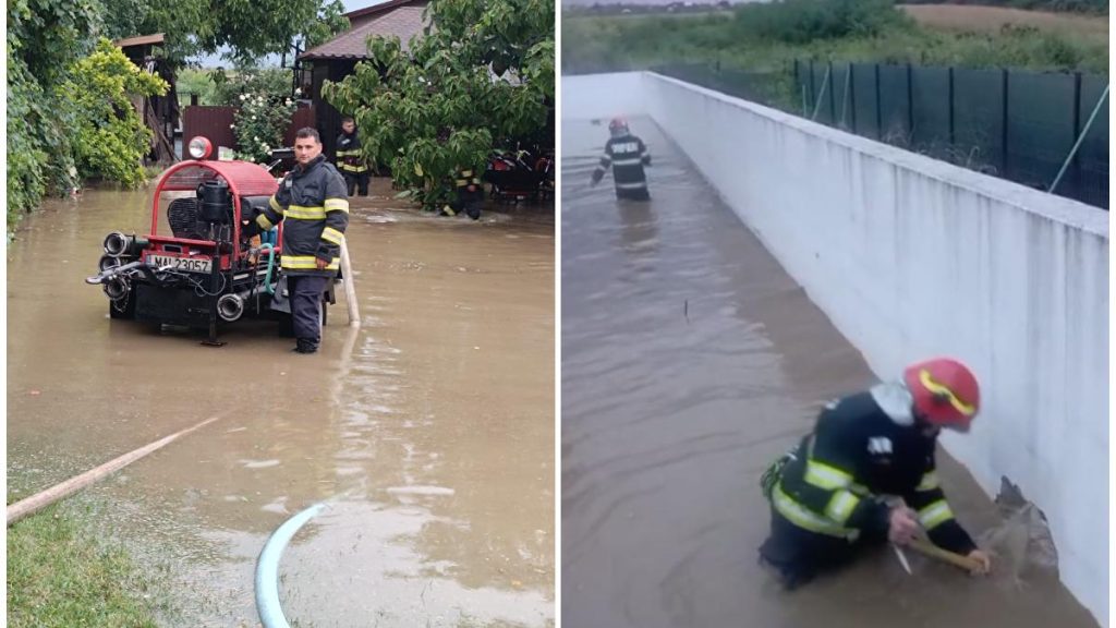 Inundatii in numeroase localitati din Prahova Este cod rosu si pe afluenii raului Provita