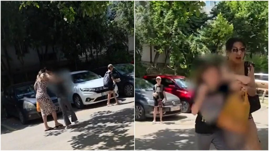 Imagini șocante cu o femeie care își lovește fiica pe stradă, în Constanța. Când trecătorii intervin,… imagini socante cu o femeie care isi loveste fiica pe strada in Constanta cand trecatorii intervin