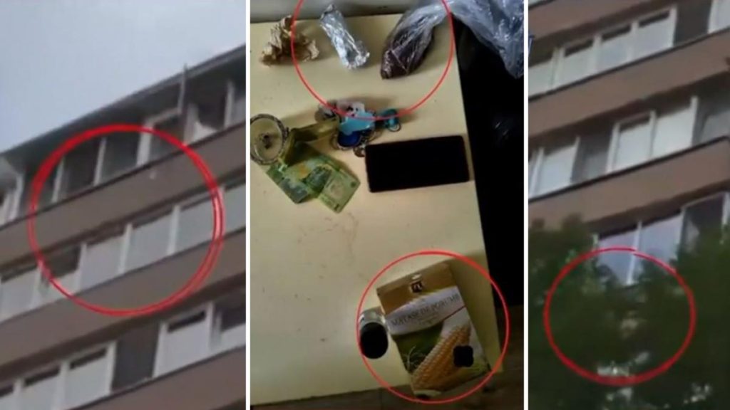 Momentul în care traficanții aruncă drogurile pe fereastră, când mascații dau la ușă. Cei doi au… momentul in care traficantii arunca drogurile pe fereastra cand mascatii dau la usa cei doi au