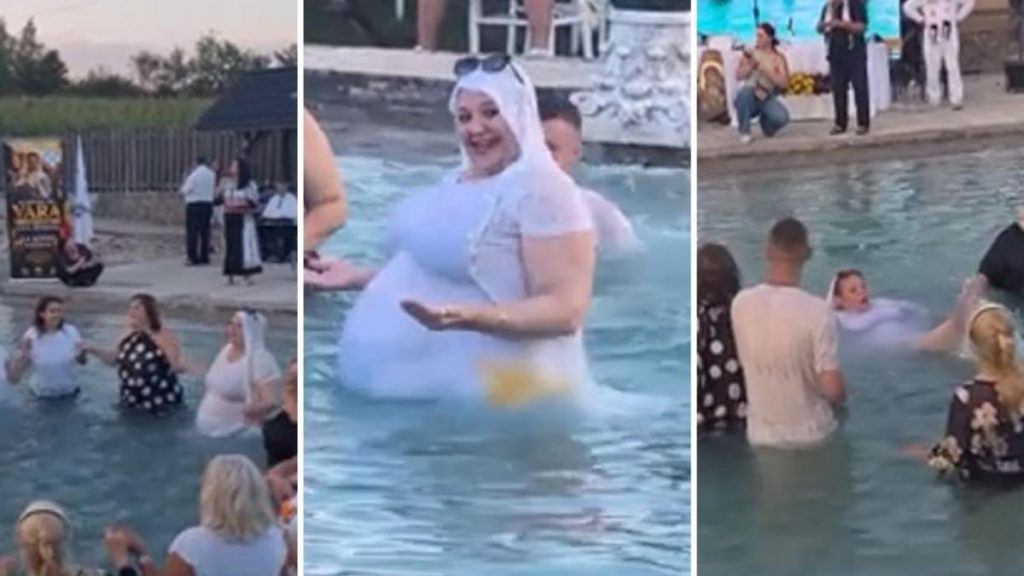 Diana Sosoaica spectacol ciudat la scoala de vara SOS A dansat in costum de baie pe manele