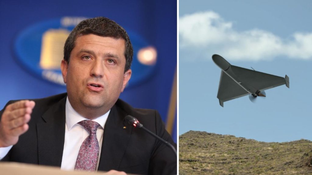 Drona a zburat de a lungul bratului Chilia a intrat in Moldova si apoi in Romania afirma Radu Miruta ministrul Apararii
