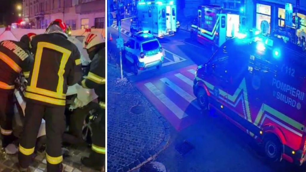 O masina a lovit un grup de oameni in Brasov Trei persoane au murit