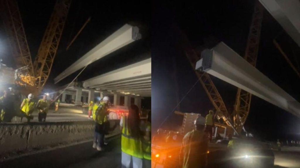 Ultima grinda urias a fost instalat azi noapte pe Autostrada A0 Secretar de stat Unii nu au crezut