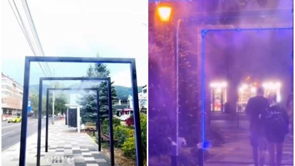 primul culoar climatic inteligent a fost instalat la piatra neamt primarul ofera racoare trecatorilor