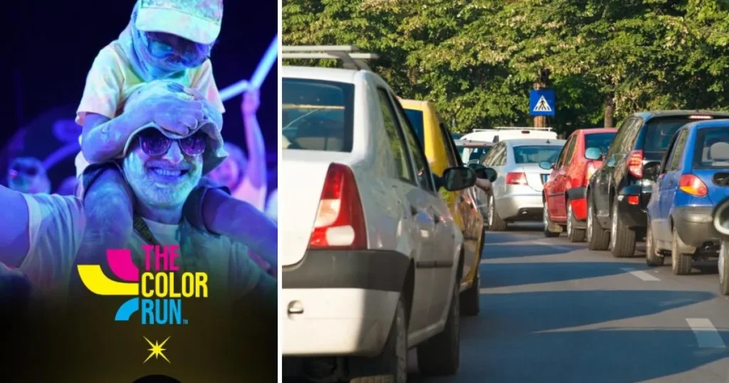 The Color Run Night 2026: restricții de circulație sâmbătă, 8 linii modificate The Color Run Night 2026: restricții de circulație sâmbătă, 8 linii modificate