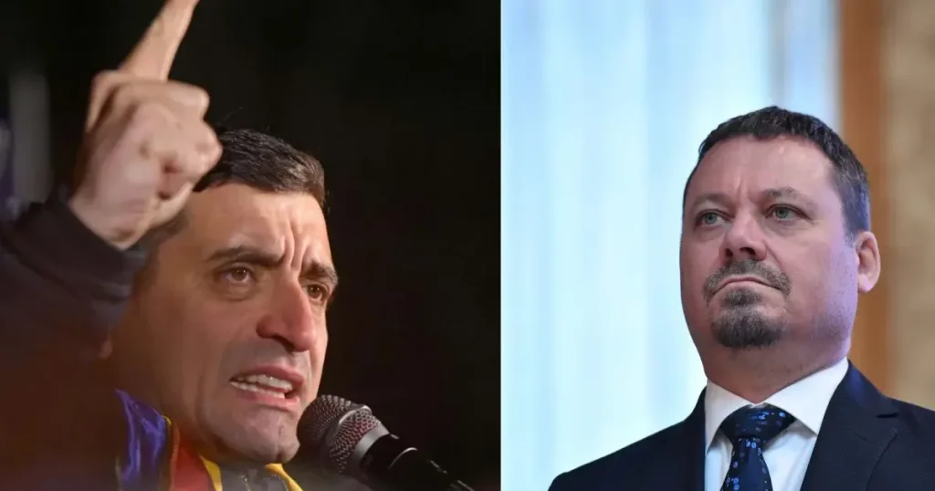 George Simion îl apără pe Scrioșteanu după demitere: „O ultimă măgărie a lui Bolojan” George Simion îl apără pe Scrioșteanu după demitere: „O ultimă măgărie a lui Bolojan”